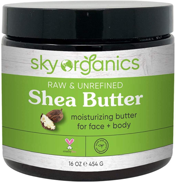 Organic Raw Unrefined Shea Butter by Sky Organics – Glory Edward Organic  Foods Store