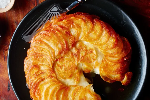 Golden Potato Cake