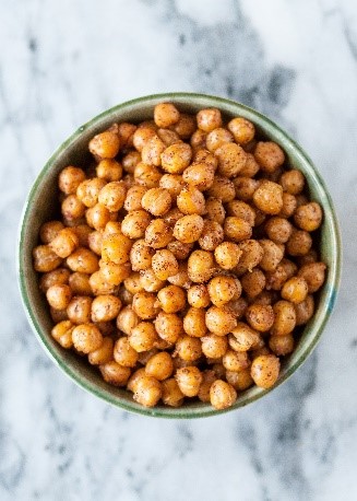 Smoky and Crunchy Roasted Chickpeas