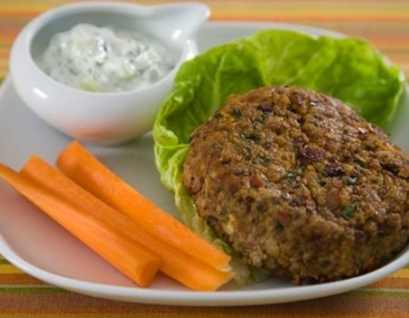 Vegetarian Curry Burgers